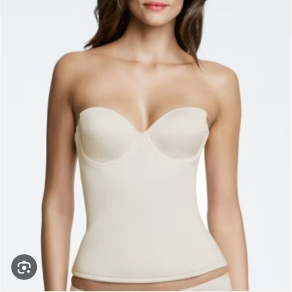 DOMINIQUE | Paige Underwire Bustier 8500 In Bone cream Sz 42D - Picture 1 of 7